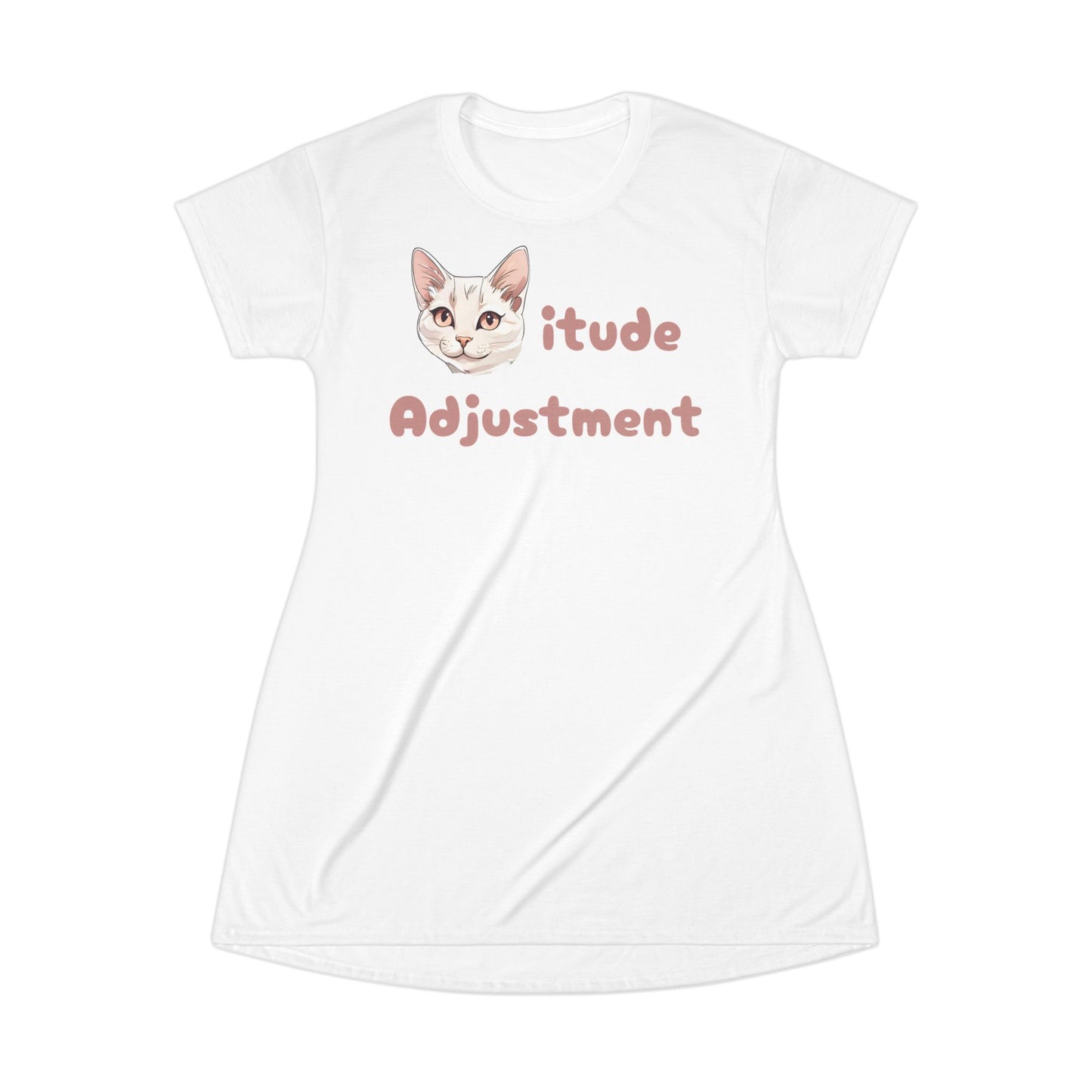 Cat-itude Adjustment T-Shirt Dress 🐱✨