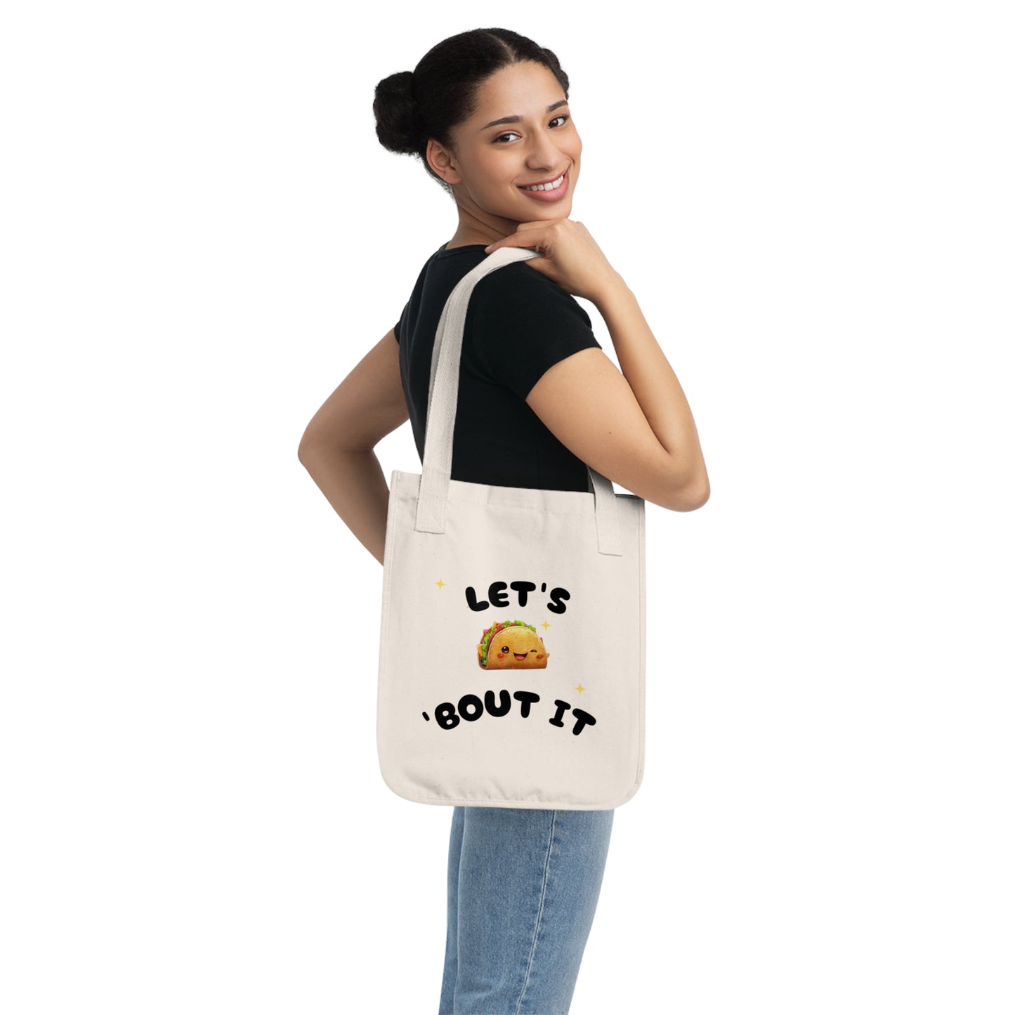 Cute Taco Tote Bag - Sustainable and Eco-Friendly