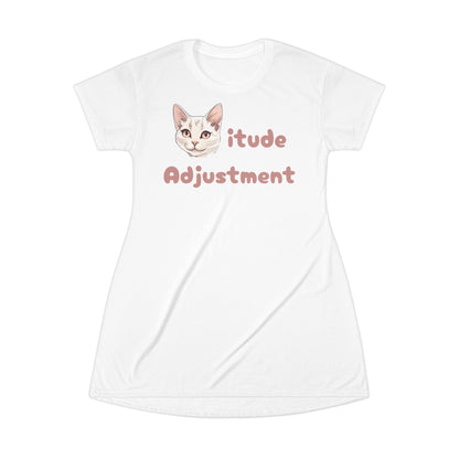 Cat-itude Adjustment T-Shirt Dress 🐱✨