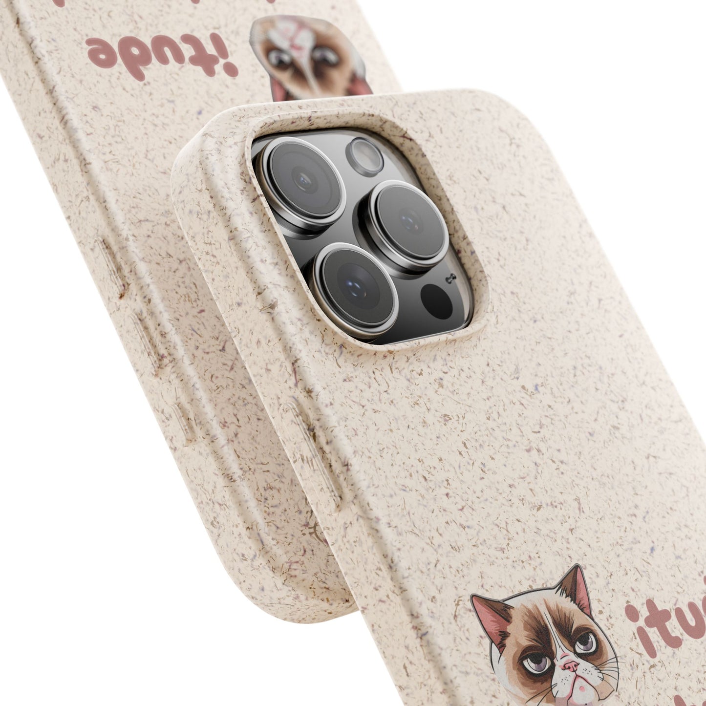 Phone Case - Cat-itude Adjustment Biodegradable Phone Case