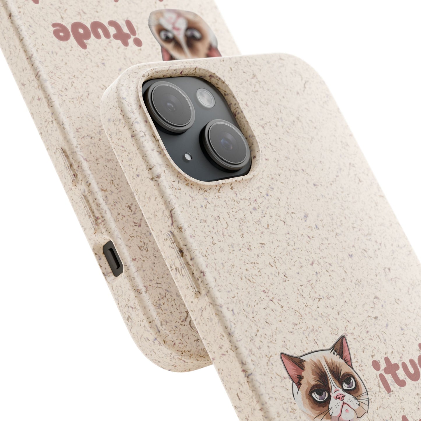 Phone Case - Cat-itude Adjustment Biodegradable Phone Case