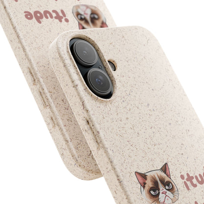 Phone Case - Cat-itude Adjustment Biodegradable Phone Case