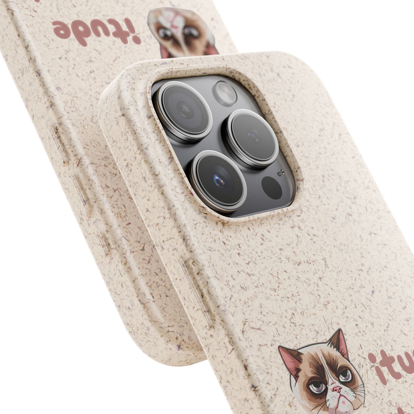 Phone Case - Cat-itude Adjustment Biodegradable Phone Case