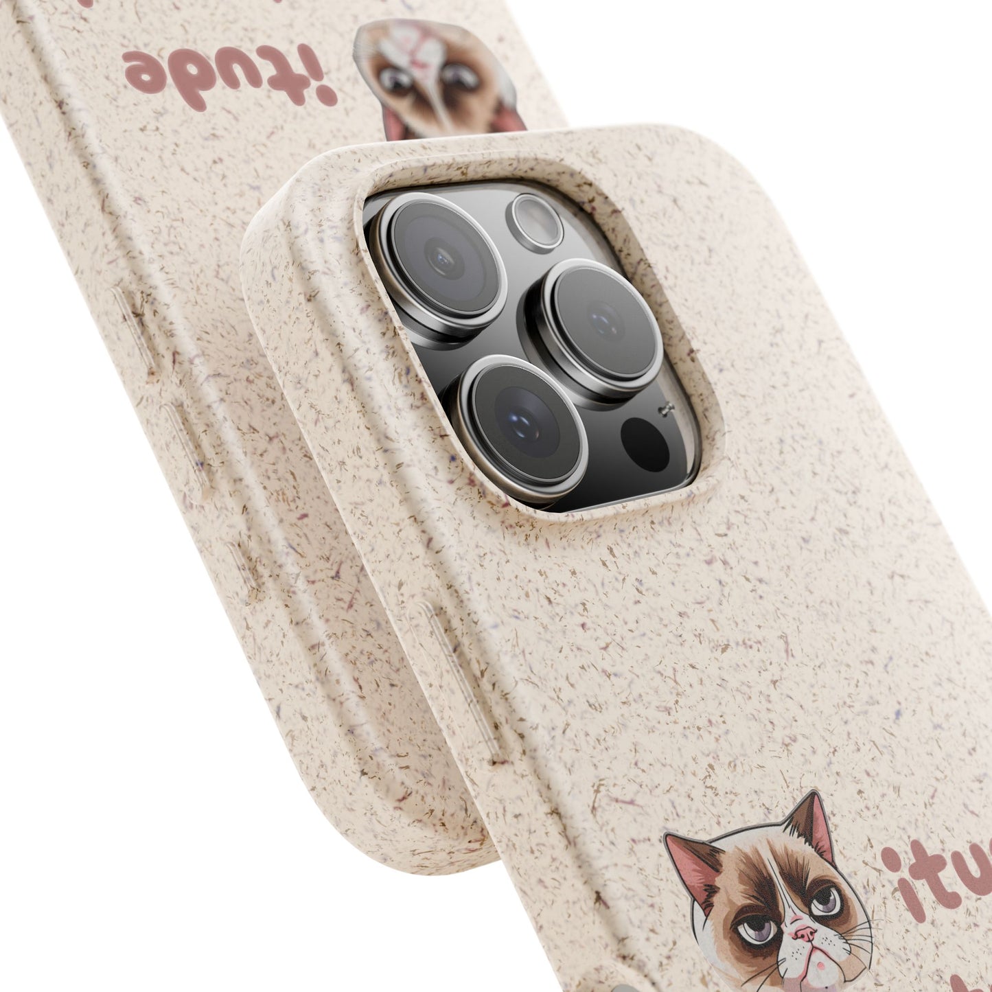 Phone Case - Cat-itude Adjustment Biodegradable Phone Case