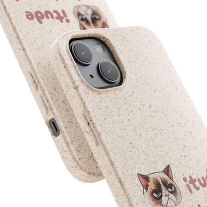 Phone Case - Cat-itude Adjustment Biodegradable Phone Case