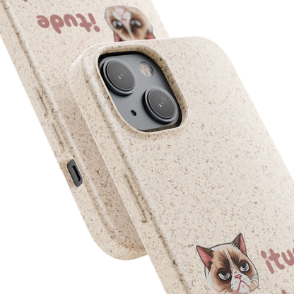 Phone Case - Cat-itude Adjustment Biodegradable Phone Case
