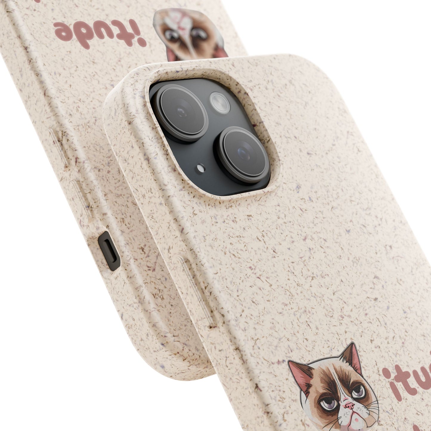 Phone Case - Cat-itude Adjustment Biodegradable Phone Case