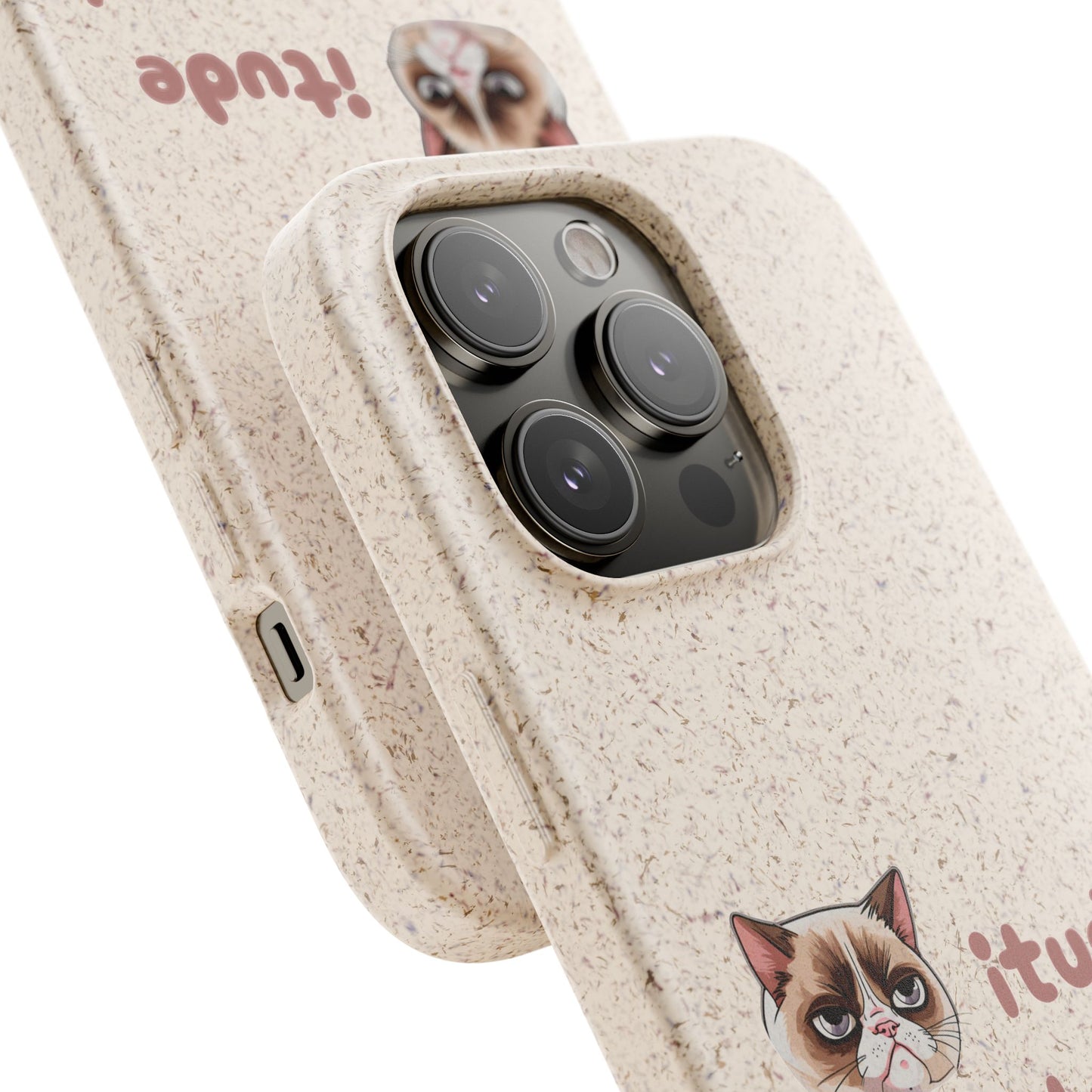 Phone Case - Cat-itude Adjustment Biodegradable Phone Case