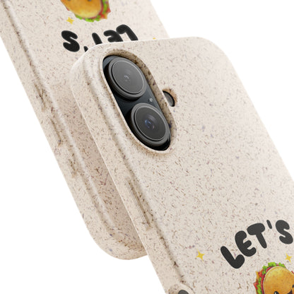 Let's Taco 'Bout It Design - Biodegradable Phone Case
