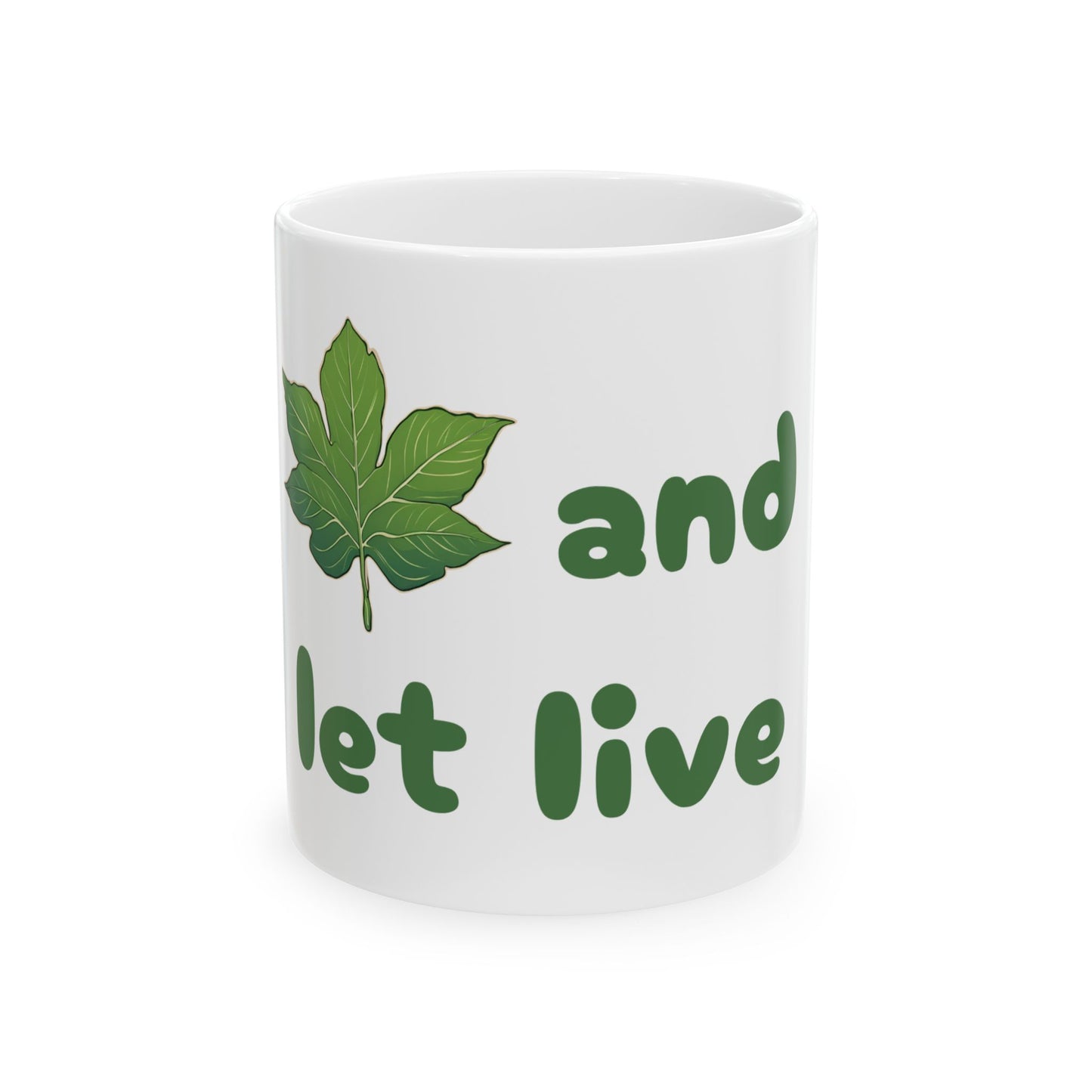 Leaf and Let Live Coffee Mug 11oz
