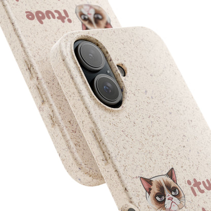 Phone Case - Cat-itude Adjustment Biodegradable Phone Case