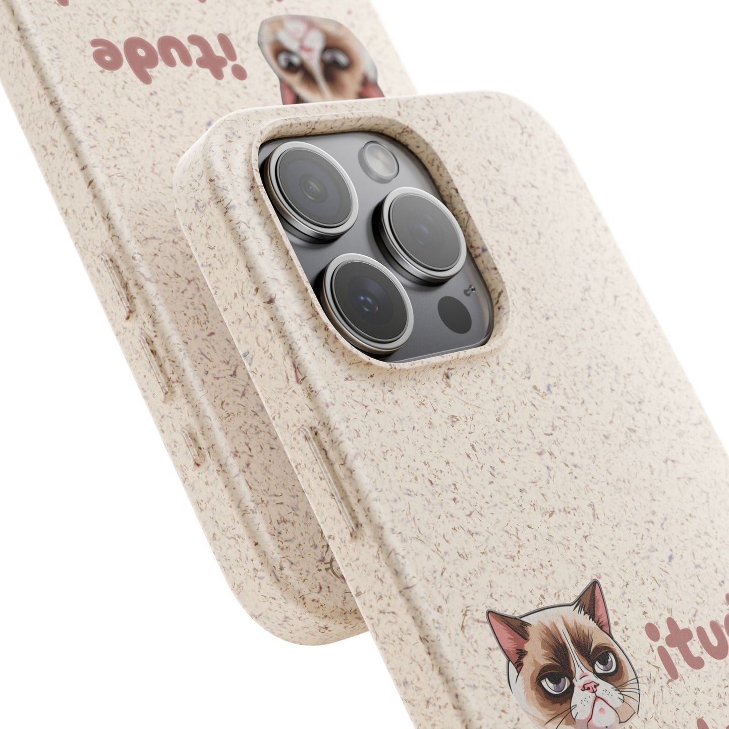 Phone Case - Cat-itude Adjustment Biodegradable Phone Case